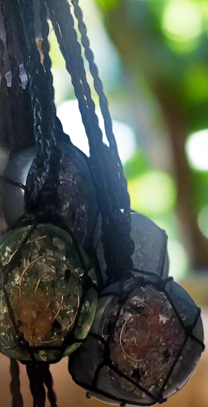 Handmade Orgonite Pendant Necklace – Quartz, Shungite & Copper on Cotton Cord