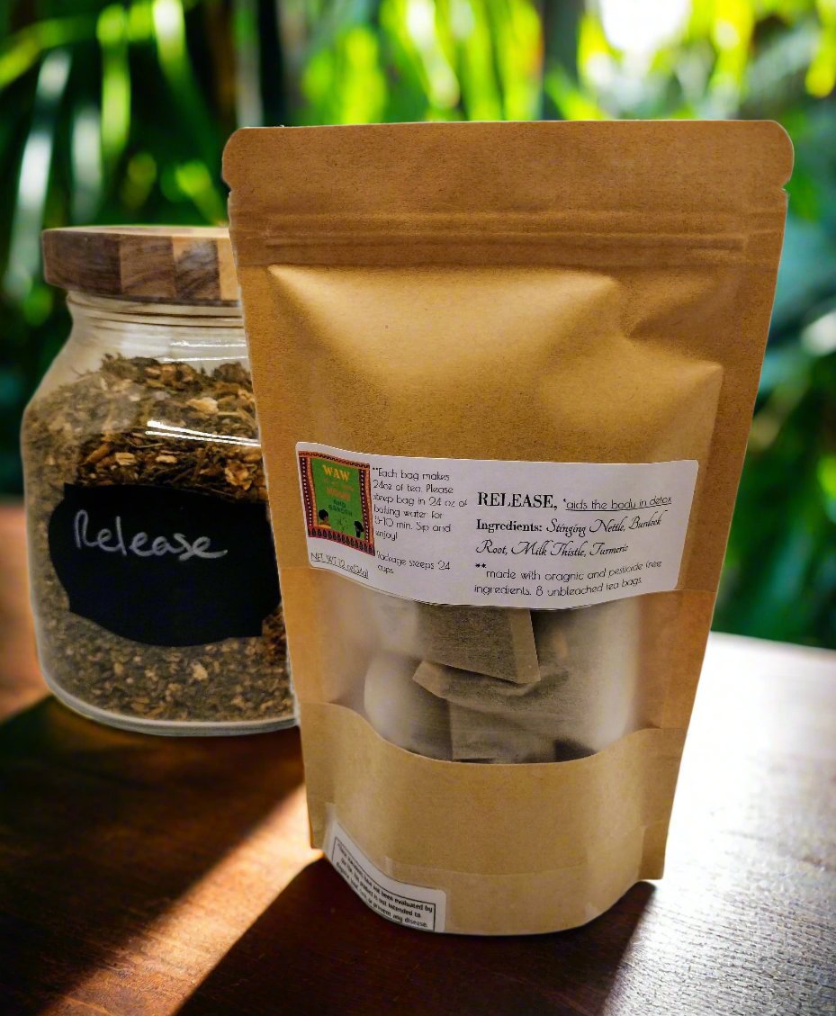 Release Herbal Tea – Nettle, Milk Thistle & Turmeric Cleansing Blend