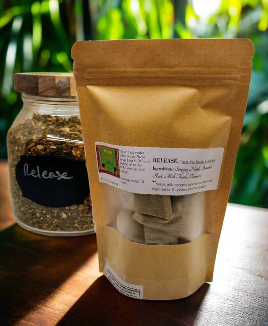 Release Herbal Tea – Nettle, Milk Thistle & Turmeric Cleansing Blend