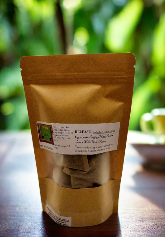 Release Herbal Tea – Nettle, Milk Thistle & Turmeric Cleansing Blend