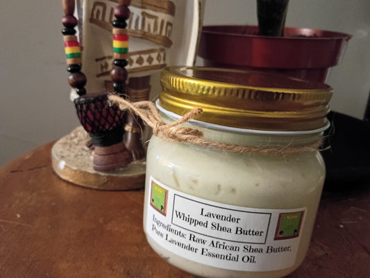 Whipped Raw African Shea Butter – Vanilla, Lavender & Citrus Body Butter