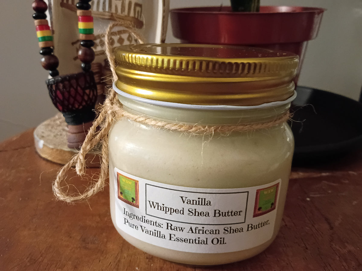 Whipped Raw African Shea Butter – Vanilla, Lavender & Citrus Body Butter